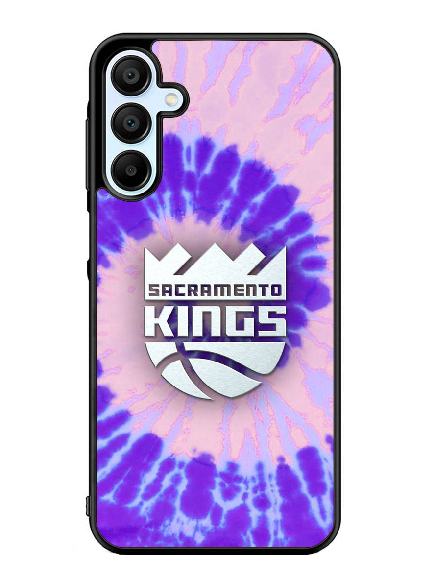 Sacramento Kings Tie Dye Style Logo Samsung Galaxy A25 5G Case