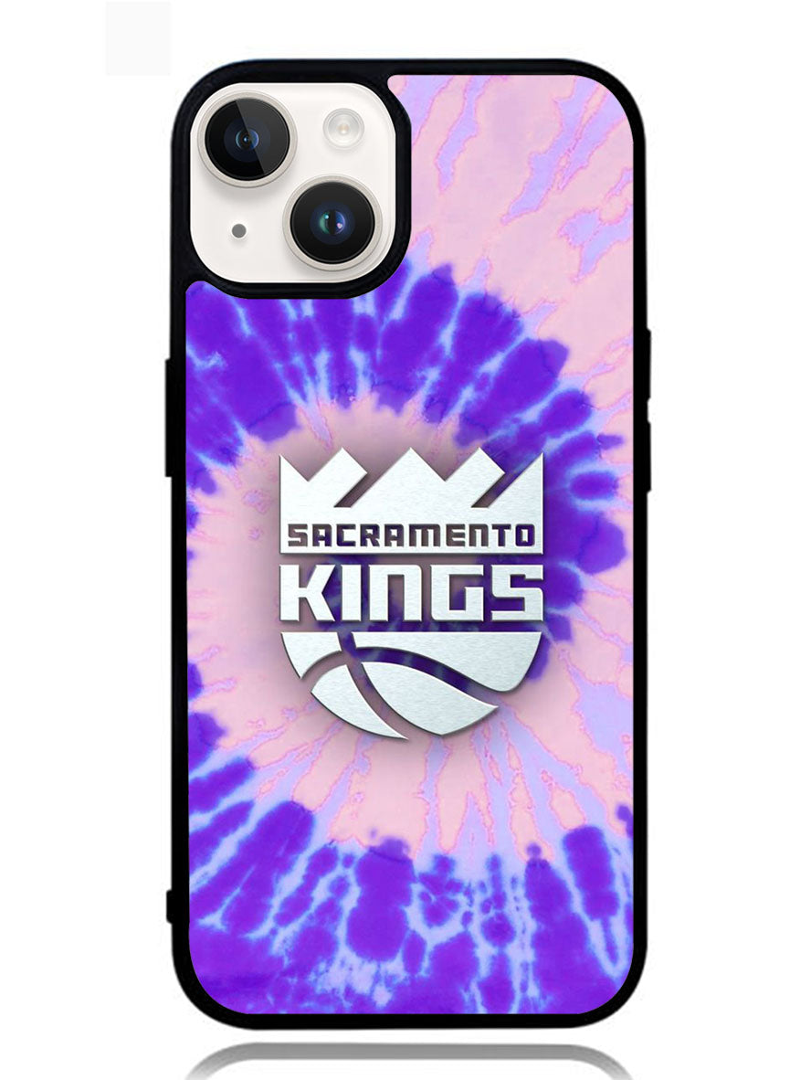 Sacramento Kings Tie Dye Style Logo iPhone 14 Case BLN10409