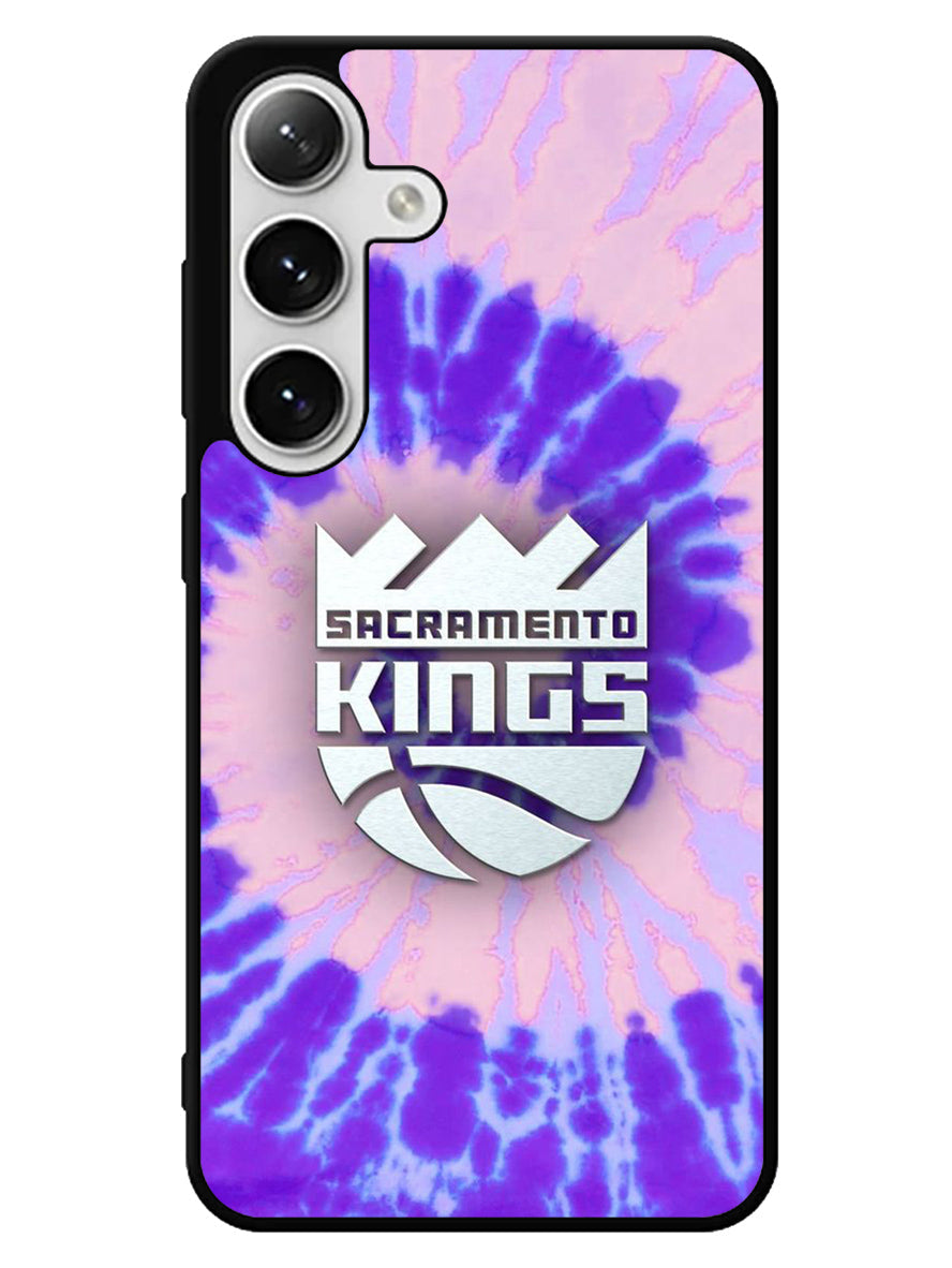 Sacramento Kings Tie Dye Style Logo Samsung Galaxy S24 5G Case