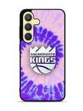 Sacramento Kings Tie Dye Style Logo Samsung Galaxy S25 Plus 5G , Samsung Galaxy S25+ 5G Case