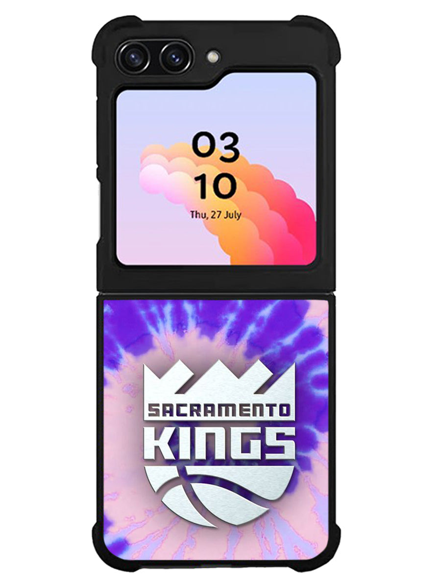 Sacramento Kings Tie Dye Style Logo Samsung Galaxy Z Flip 5 5G 2023 Case