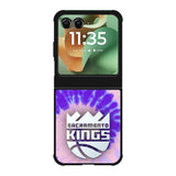 Sacramento Kings Tie Dye Style Logo Motorola Moto RAZR 2025 Case
