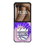 Sacramento Kings Tie Dye Style Logo Motorola Moto RAZR Plus 2025 Case
