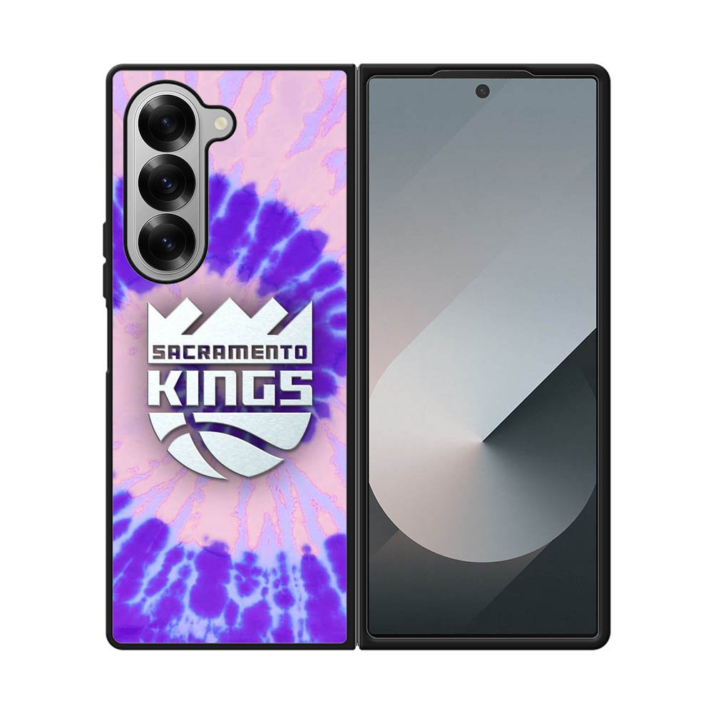 Sacramento Kings Tie Dye Style Logo Samsung Galaxy Z Fold 7 5G Case