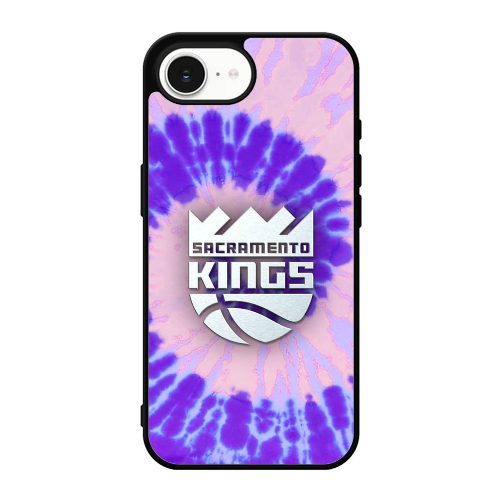 Sacramento Kings Tie Dye Style Logo iPhone 17e Case