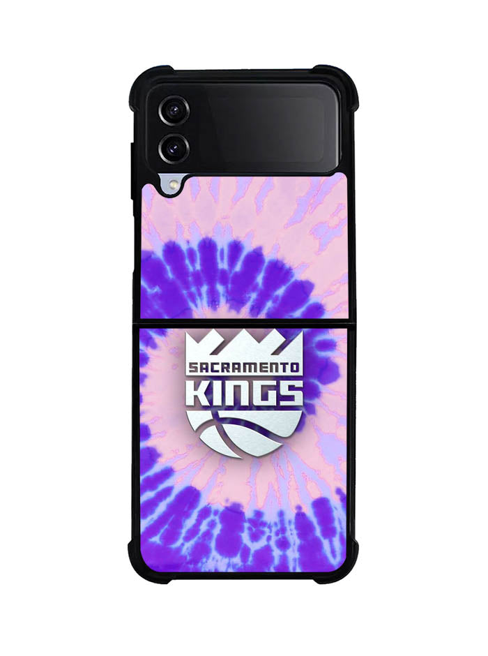 Sacramento Kings Tie Dye Style Logo Samsung Galaxy Z Flip 4 5G 2022 Case