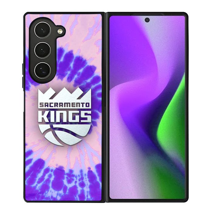 Sacramento Kings Tie Dye Style Logo Samsung Galaxy Z Fold 6 Case