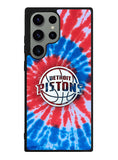 Detroit Pistons Tie Dye Style Logo Samsung Galaxy S23 Ultra 5G Case