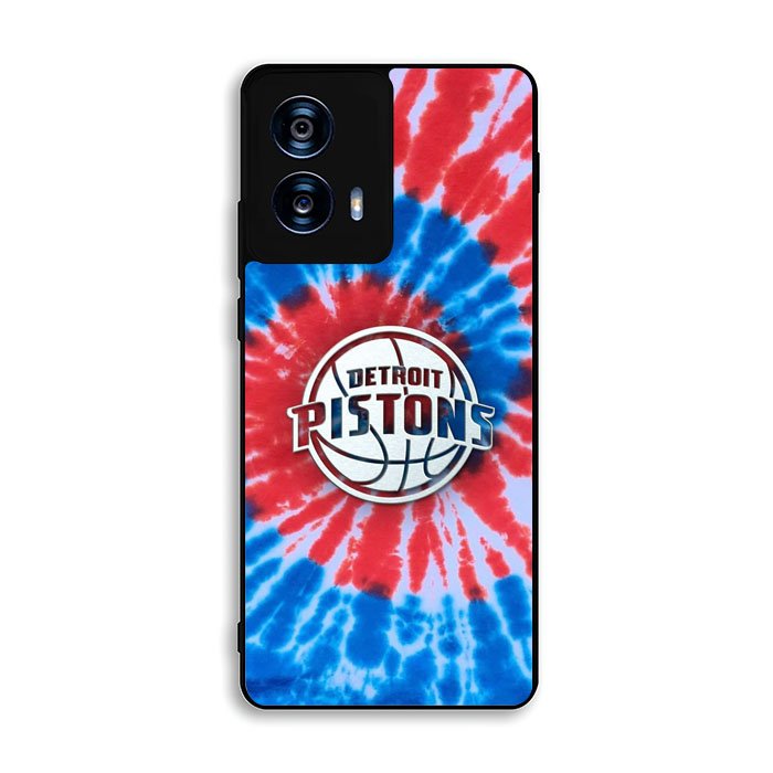 Detroit Pistons Tie Dye Style Logo Motorola Moto G Power 5G 2024 Case DC2871