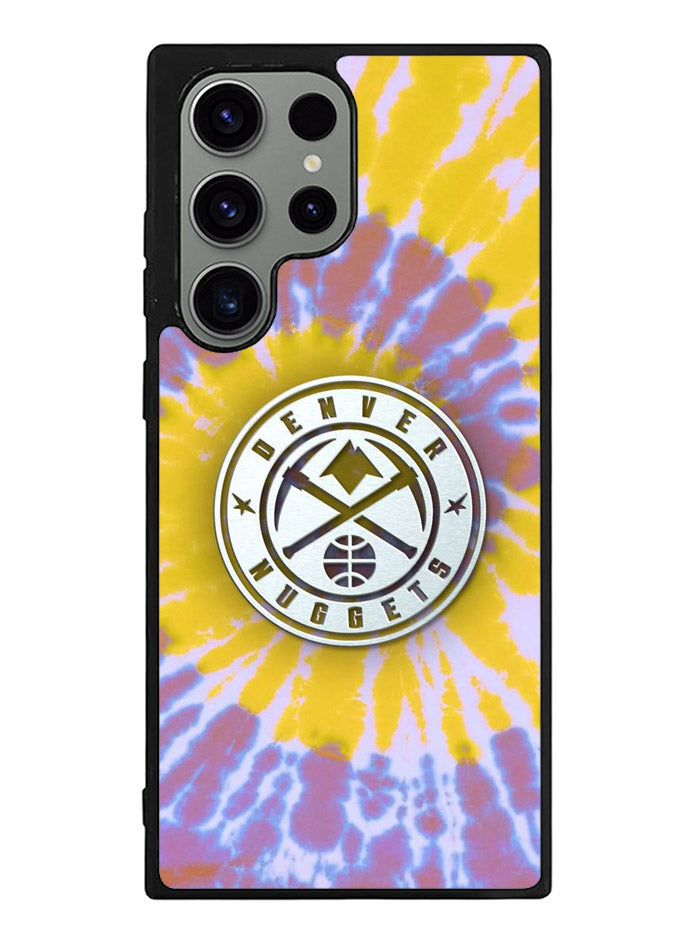 Denver Nuggets Tie Dye Style Logo Samsung Galaxy S23 Ultra 5G Case
