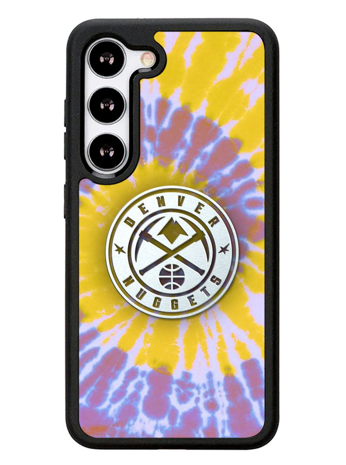 Denver Nuggets Tie Dye Style Logo Samsung Galaxy S23 Plus 5G / Samsung Galaxy S23+ 5G Case