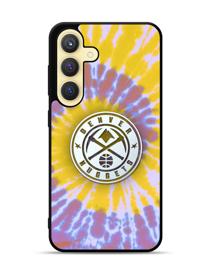 Denver Nuggets Tie Dye Style Logo Samsung Galaxy S25 Plus 5G , Samsung Galaxy S25+ 5G Case