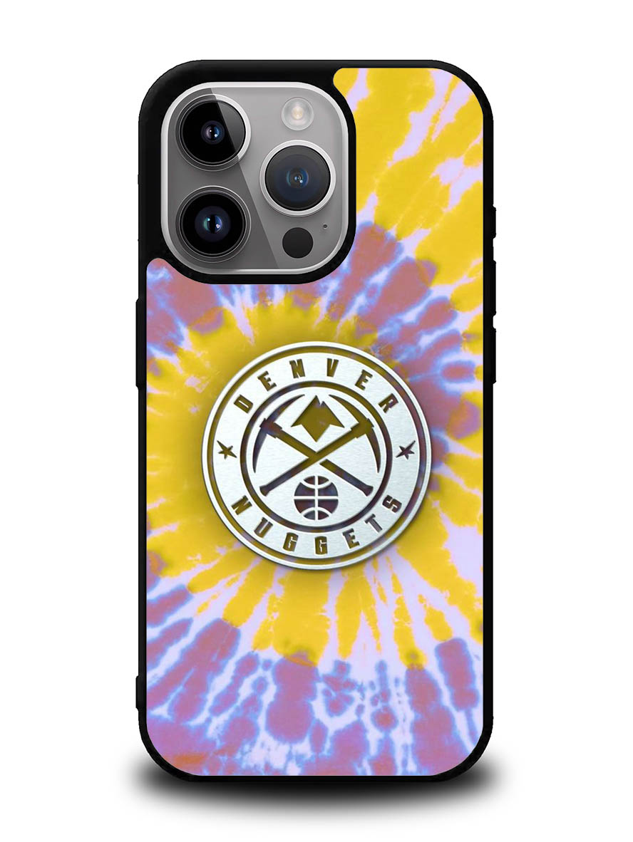 Denver Nuggets Tie Dye Style Logo iPhone 16 Pro Case