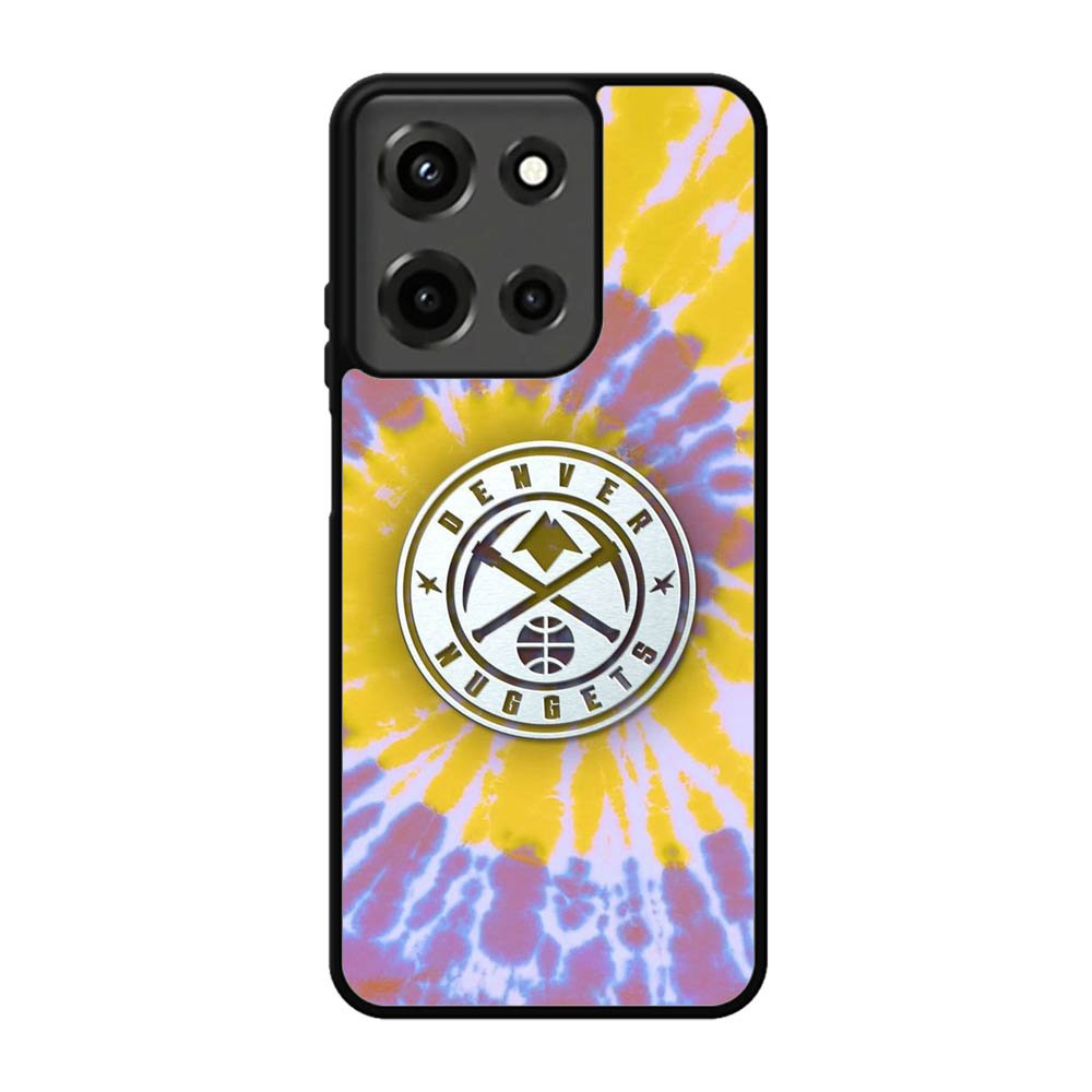 Denver Nuggets Tie Dye Style Logo Motorola Moto G 5G 2025 Case DC5271