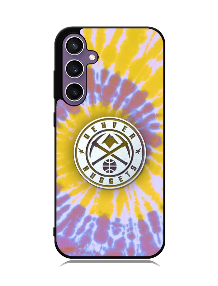 Denver Nuggets Tie Dye Style Logo Samsung Galaxy S23 FE 5G Case