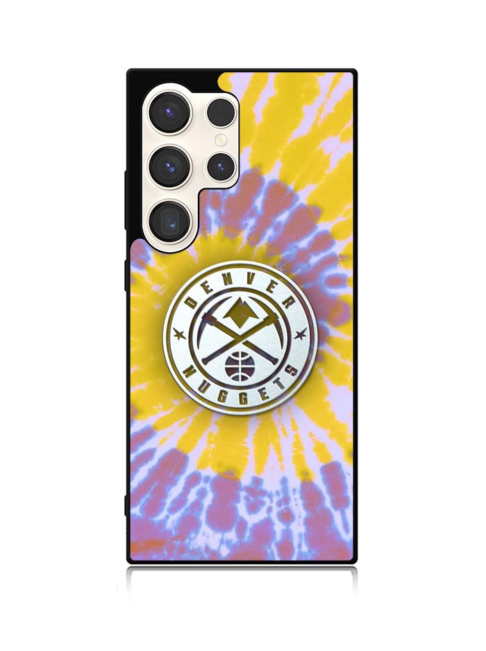 Denver Nuggets Tie Dye Style Logo Samsung Galaxy S25 Ultra 5G Case