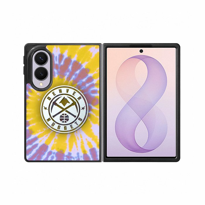Denver Nuggets Tie Dye Style Logo Samsung Galaxy Z Fold 8 Case
