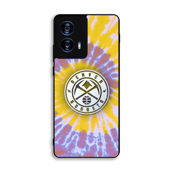 Denver Nuggets Tie Dye Style Logo Motorola Moto G Power 5G 2024 Case DC2232