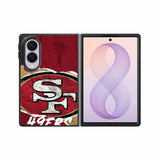 San Francisco 49Ers Torn Paper Style Logo Samsung Galaxy Z Fold 8 Case DC1617