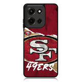 San Francisco 49Ers Torn Paper Style Logo Motorola Moto G Power 5G 2025 DC1617