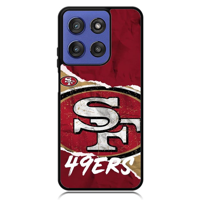 San Francisco 49Ers Torn Paper Style Logo Motorola Moto G Stylus 5G 2025 DC1617