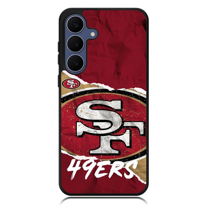 San Francisco 49Ers Torn Paper Style Logo Samsung Galaxy S25 FE DC1617