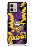 Minnesota Vikings Torn Paper Style Logo Motorola Moto G Stylus 5G 2023 Case