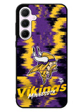 Minnesota Vikings Torn Paper Style Logo Samsung Galaxy A35 5G Case