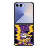 Minnesota Vikings Torn Paper Style Logo Samsung Galaxy Z Flip 7 5G Case