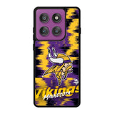 Minnesota Vikings Torn Paper Style Logo Motorola Moto Edge 60 Pro Case