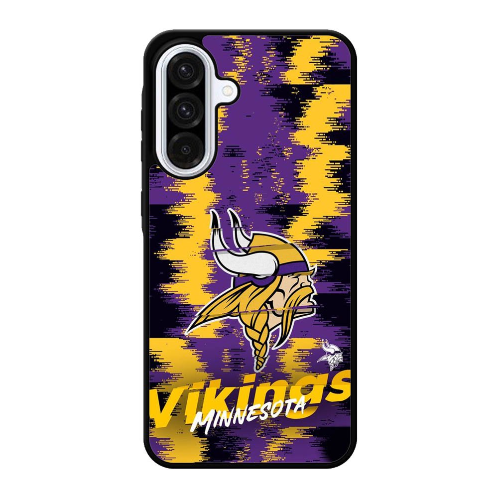 Minnesota Vikings Torn Paper Style Logo Samsung Galaxy A56 Case DC1164