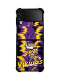 Minnesota Vikings Torn Paper Style Logo Samsung Galaxy Z Flip 4 5G 2022 Case
