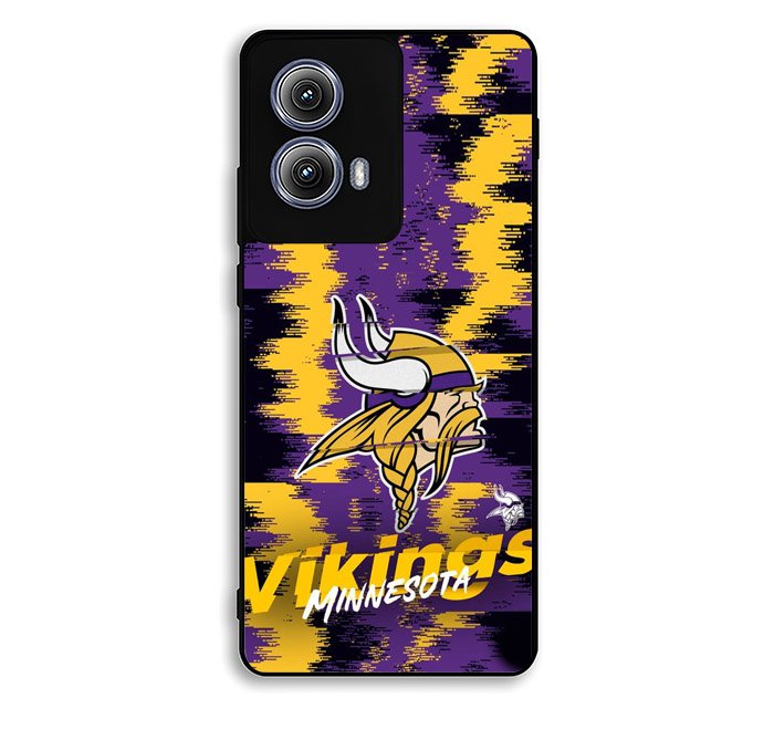 Minnesota Vikings Torn Paper Style Logo Motorola Moto Edge 2024 Case DC2950