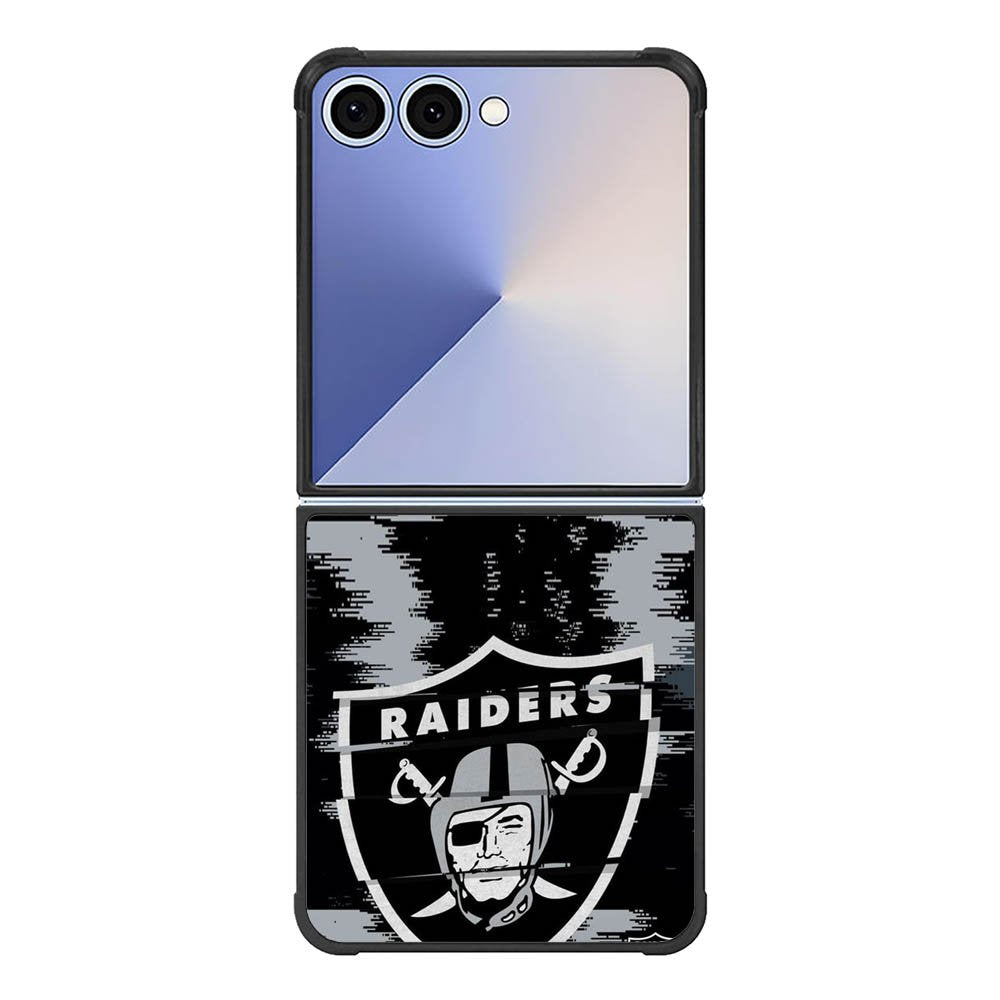 Las Vegas Raiders NFL Team Logo Samsung Galaxy Z Flip 7 5G Case