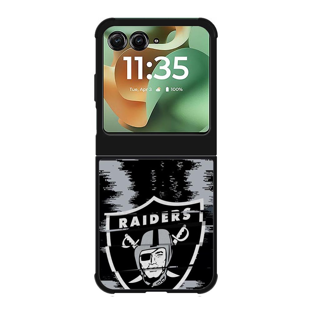 Las Vegas Raiders NFL Team Logo Motorola Moto RAZR 2025 Case