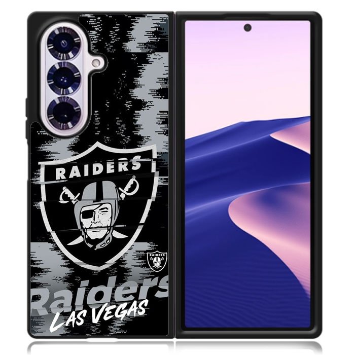 Las Vegas Raiders Nfl Team Logo Samsung Galaxy Z Fold 7 Case DC1010