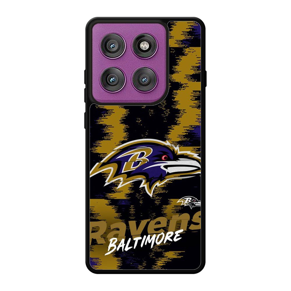 Baltimore Ravens NFL Team Logo Motorola Moto Edge 60 Pro Case
