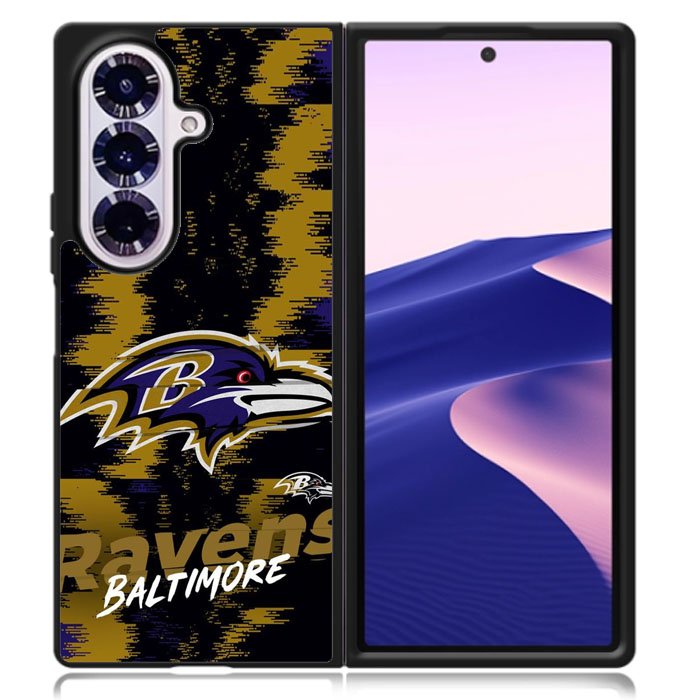 Baltimore Ravens Nfl Team Logo Samsung Galaxy Z Fold 7 Case DC0139