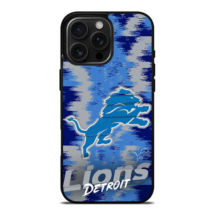 Detroit Lions Nfl Team Logo iPhone 16 Pro Max Case DC0506