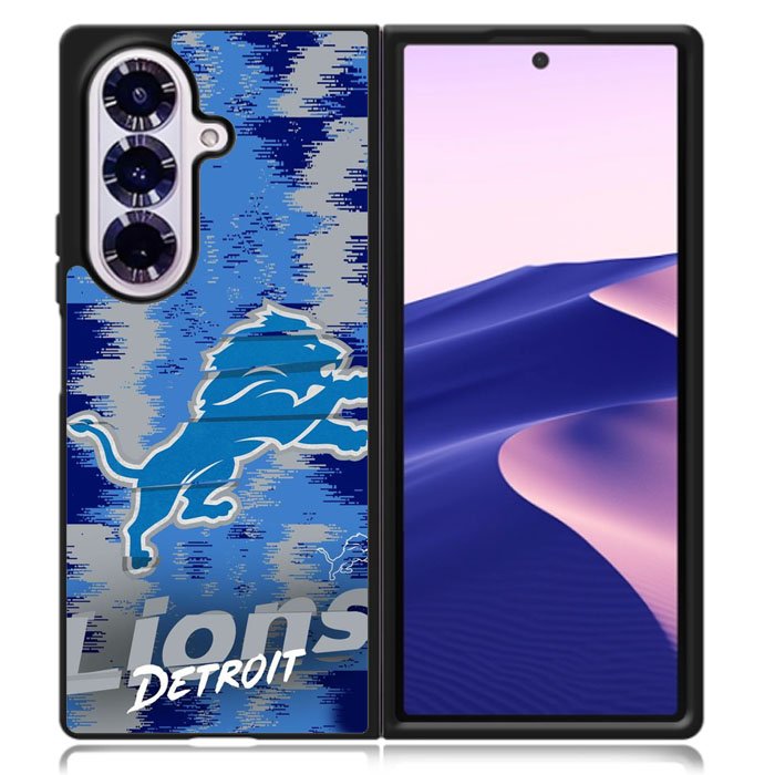 Detroit Lions Nfl Team Logo Samsung Galaxy Z Fold 7 Case DC0506