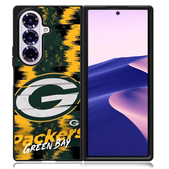 Green Bay Packers Nfl Team Logo Samsung Galaxy Z Fold 7 Case DC0740