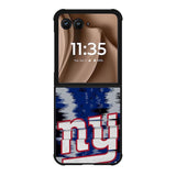 New York Giants NFL Team Logo Motorola Moto RAZR Plus 2025 Case