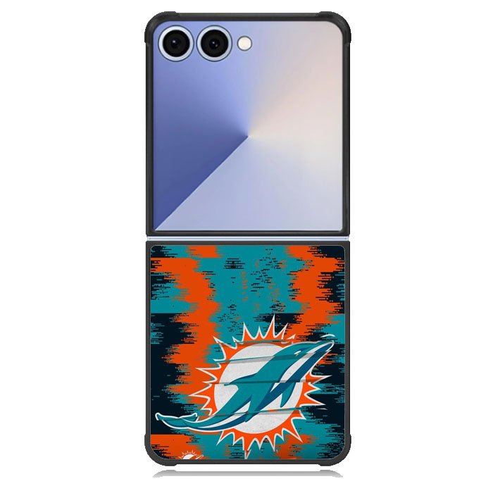 Miami Dolphins Nfl Team Logo Samsung Galaxy Z Flip 7 Case DC1137