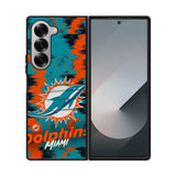 Miami Dolphins NFL Team Logo Samsung Galaxy Z Fold 7 5G Case