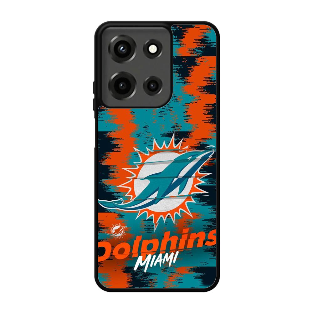Miami Dolphins NFL Team Logo Motorola Moto G 5G 2025 Case DC6634