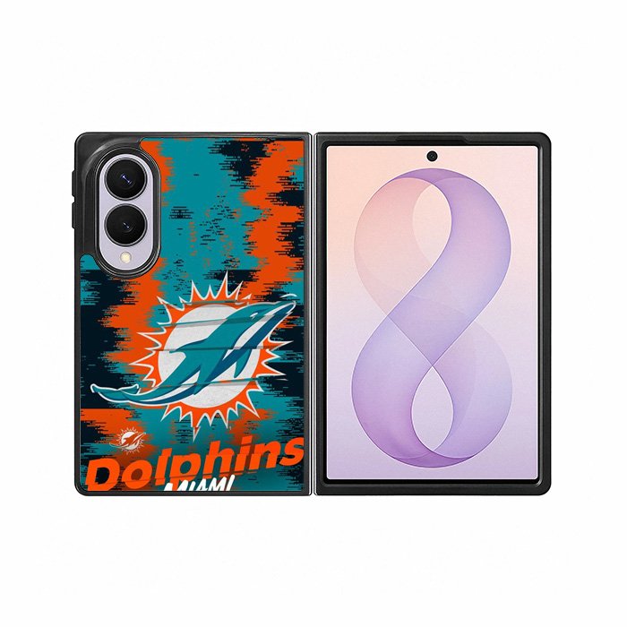 Miami Dolphins Nfl Team Logo Samsung Galaxy Z Fold 8 Case DC1137