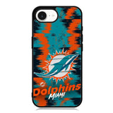 Miami Dolphins Nfl Team Logo iPhone 16e Case DC1137