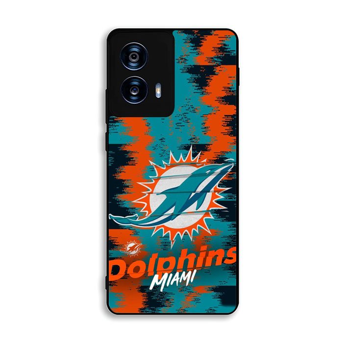 Miami Dolphins NFL Team Logo Motorola Moto G Power 5G 2024 Case DC2128