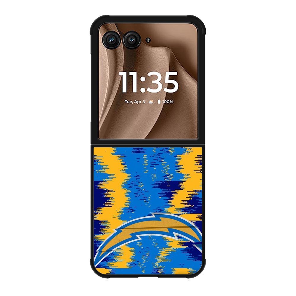 Los Angeles Chargers NFL Team Logo Motorola Moto RAZR Plus 2025 Case