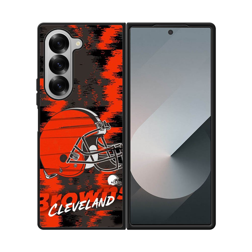 Cleveland Browns Nfl Team Logo Samsung Galaxy Z Fold 7 5G Case
